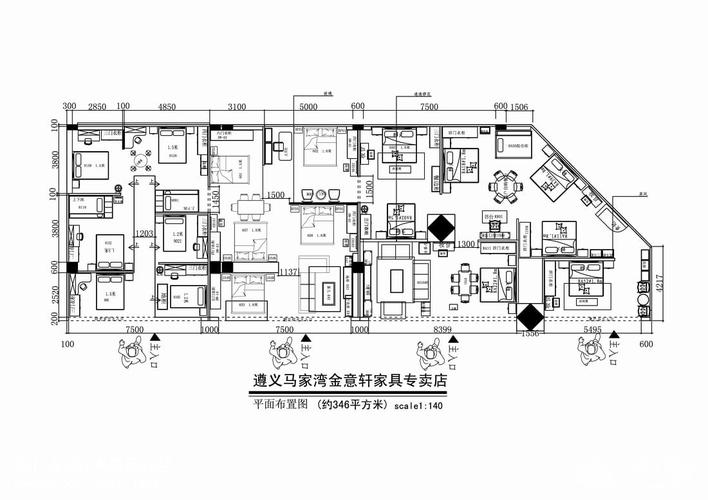 家具展厅设计平面图-家具展厅设计平面图,效果图